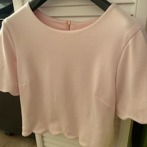 Ted Baker crop top light pink great condition